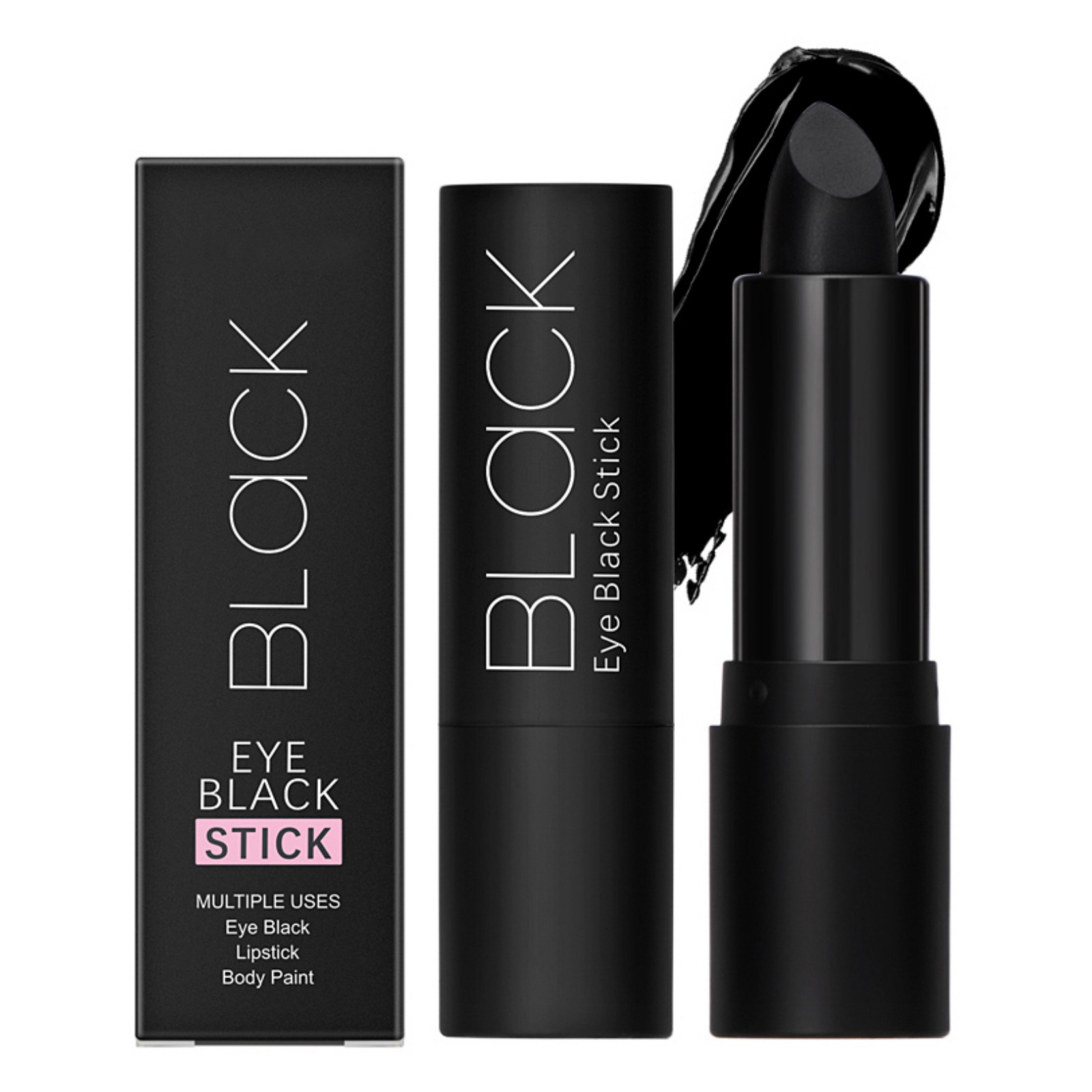 Eye Black Stick for Sports, Cosplay, and Parties, Black Face and Body