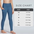 thumbnail image 4 of Stelle Girls' High Rise Athletic Leggings with Side Pockets,High Waisted Kids Dance Running Yoga Pants Soft Stretchy Workout Active Leggings Dance Tights,5-16Y, 4 of 7