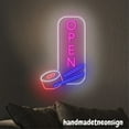 thumbnail image 2 of Handmadetneonsign Open Sushi Neon Sign, Open Japanese Sushi Neon Light, Restaurant Wall Art Decor 66323, 2 of 5