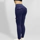 thumbnail image 3 of MKLEKYY Leggings deportivos para mujer, pantalones de yoga básicos, de cintura ancha, lisos, con múltiples bolsillos, 3 of 4