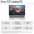thumbnail image 4 of HP Envy 17.3" Touchscreen Laptop Computer, 16:10 FHD Display, Intel Core Ultra 7 155H, 64GB DDR5 RAM, 2TB SSD, Wi-Fi 7, Backlit KB, Numeric Keypad, Windows 11 Pro, 4 of 8