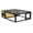black/yellow without floor, variant on Rabbit Hutch Bunny Cage Outdoors & Indoors with Wheel, Two Layer Guinea Pig House,White with Pink