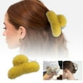 thumbnail image 1 of (2 Pack) Stylish Barrettes for Hair Styling Elegant Hair Accessories for All Hair Types Practical Clips with Soft Velvet Material for Quick Fixes, 1 of 5