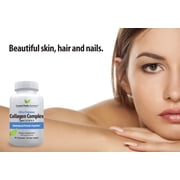 Collagen Peptide Pill - Types I, II, III, V, X - Anti-Aging - Premium Collagen Supplements & Collagen Pills - Hydrolyzed Protein Pills for Women & Men 1800 mg for Youthful Skin