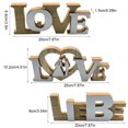 thumbnail image 4 of Wosthever Decoración para el hogar, patrones de letras, superficie lisa, mano de obra, colgador colgante de de estilo rústico, cartel de Kits de decoración para fiestas Tipo 3 Wosthever HA063866-03, 4 of 6