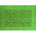 thumbnail image 1 of Ahgly Company Indoor Rectangle Oriental Green Industrial Area Rugs, 4' x 6', 1 of 4