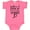 Hot Pink, variant on Inktastic Future Tennis Player Boys or Girls Baby Bodysuit