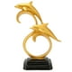 thumbnail image 1 of ¡Un detalle elegante para la decoración del hogar y la oficina que también realza la fotografía! Elegante estatua de resina con delfín, 1 of 8