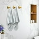 thumbnail image 5 of Fiudx Gancho de Aleación para Ropa, Elegante Diseño Dorado, Gran Capacidad de Carga, Fácil Instalación Sin Dejar Rastro, Duradero y Resistente a La Oxidación, Elegante Decoración para El Hogar, Ideal, 5 of 5