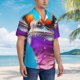 thumbnail image 3 of Fotbe Lizard With Sunglasses Colorful Camisa Hawaiana para Hombre Unisex – Camisa Casual de Verano con Botones de Manga Corta de Algodón y Lino,Medium, 3 of 7