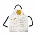 thumbnail image 2 of ASHLEIGH Cute Flying Bunny I Love You To The Moon and Back Home Kitchen Apron for Women Men with Pockets, Unisex Adjustable Bib Apron for Cooking Baking Gardening, 2 of 2