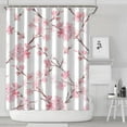 thumbnail image 2 of Waterproof Pioneer Shower Curtain 84x72 Inch Polyester Unique Colorful Floral Shower Curtain for Bathroom Hotel Home Decor with 12 Plastic Hooks, 2 of 5