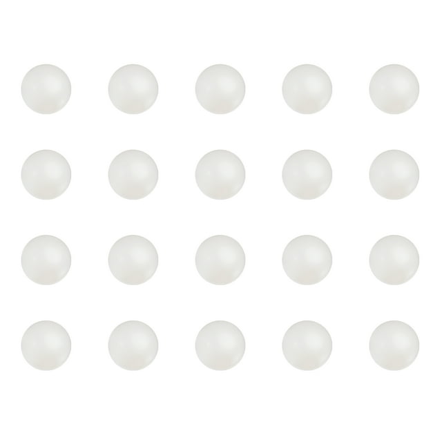 Unique Bargains Billes de Roulement en Plastique Plein en Nylon 3,5 mm G1 Précision, Lot de 25