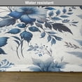 thumbnail image 5 of Ambesonne Blue Place Mats Set of 4, Watercolor Leaf Berries Flower, Standard Size, Blue Grey and Dark Turquoise, 5 of 5