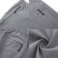 thumbnail image 6 of COEVALS CLUB Men's Hiking Cargo Shorts 9" Quick Dry Waterproof Fishing Golf Lightweight Outdoor 5-Pocket Stretch Shorts(Grey 1# Medium), 6 of 7