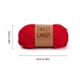 thumbnail image 3 of Fabric Strip Yarn for Crochet Slipper Bag Thick Cloth Thread Bulky Yarn 6 Colors Available for Knitting, 3 of 3