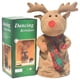 thumbnail image 4 of Bewildely Cantando Reno Eléctrico Felpa de Navidad Reno Relleno Reno de pie Elk Figuras Muñeca Fiesta de Navidad Favores Kits de decoración para fiestas Bewildely HA038951-00, 4 of 6