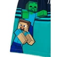 thumbnail image 4 of Minecraft Creeper Steve Skeleton Compression UPF 50+ Swim Trunks Little Kid to Big Kid, 4 of 5