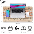 thumbnail image 5 of Long Mouse Pads for Desk,Colorful Geometric Striped Pattern Desk Mats on Top Of Desks, Desk Mouse Pad Extra Large with 3mm Non-Slip Base and Stitched Edge for Gaming,Office,Work,Home 31.5"x15.7", 5 of 6