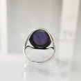 thumbnail image 6 of Natural Charoite Ring, Purple Charoite Ring, Natural Birthstone, Designer Band, 925 Sterling Silver, Womens Ring, Christmas, Thanksgiving, Handmade, Statement Jewelry, Natural Gemstone Ring, 6 of 6