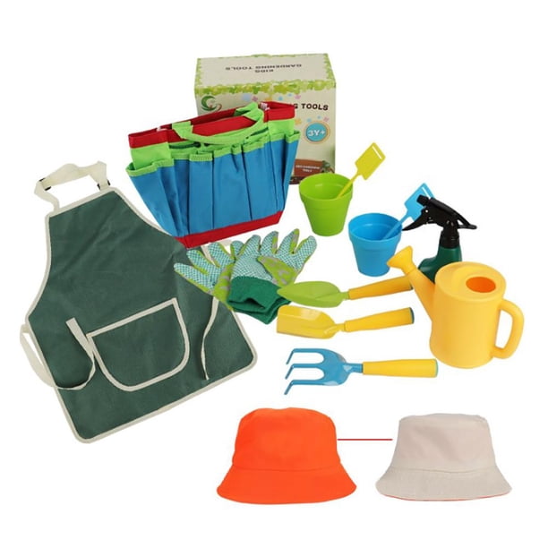 Herramientas De Jardinería Para Niños Juego De Bolsa De Herramientas Para Niños Juego De Juguetes De Playa Para Niños Niños Niñas Kearding HA043489-03