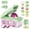 Green12in1, variant on The Original Pro Chopper - Vegetable Chopper And Spiralizer, Food Chopper with Container, Fruit Slicer, Kitchen Gadgets And Gifts, Home Essentials (4-In-1)