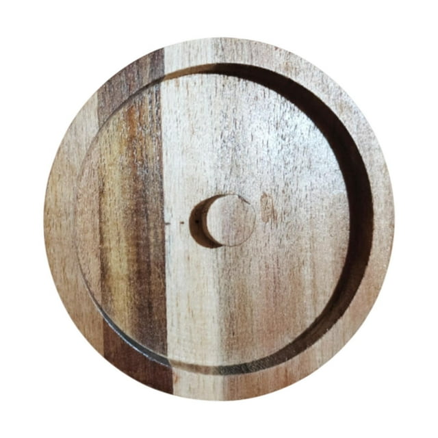 QualitChoice Wood Margarita Salt Rimmer Cocktail Rimmer Unique Enhancing Drink Presentation Salt Plate Seasoning Case Bar Tool