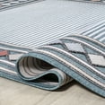 thumbnail image 6 of JONATHAN Y HAWAII 2 x 8 Runner Rug, Sebastian Diamond Border - Blue/Ivory, HWC102D-28, 6 of 10