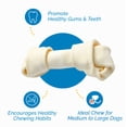 thumbnail image 4 of Rawhide Bones chews for dogs 5-6" - (10 Count) Delicious Beef Hide for dogs by 123 Treats, 4 of 6