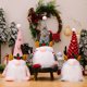 thumbnail image 3 of Inicio Navidad Año Nuevo 2023 Regalos para niños Muñeco elfo de peluche navideño sin rostro de 40 cm con luz LED, 3 of 4