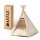 thumbnail image 1 of Tipi para mascotas OASTLÉ para perros y gatos, de tamaño pequeño a mediano, con cojín, 1 of 7