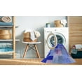 thumbnail image 2 of Ahgly Company Machine Washable Indoor Round Transitional Sky Blue Area Rugs, 5' Round, 2 of 7
