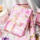 thumbnail image 5 of Papel de regalo Yarcony Girl Birthday, rosa y dorado, 5 m x 43 cm, 5 of 8