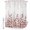 White Reddish Brown, variant on Shower Curtains for Bathroom, Spring Reddish Brown Eucalyptus Waterproof Fabric Shower Curtain, Botanical Leaf Country Decorative Bathroom Curtain for Bathtub, 36"x72", No Hooks Included
