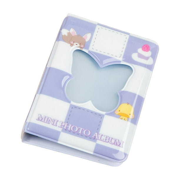 Carpeta de tarjetas fotográficas de ídolos coreanos, soporte para tarjetas fotográficas, álbum de fotos de 3 pulgadas para fotos mariposa de celosía