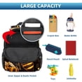 thumbnail image 5 of Starry Bees in the Sky Adjustable Shoulder Strap Beach Backpack with Large Capacity, Printed Design, Lightweight, 5 of 6