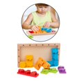 thumbnail image 1 of Rompecabezas de para adultos-Bloque de forma Tangram cerebro Teaser juguete geometría Montessori educativo las edades desafío Flechas Baoblaze tablero de rompecabezas de bloques de tetris, 1 of 8