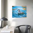 thumbnail image 3 of Nawypu Underwater Sea Animal Manatee Poster Canvas Picture Printing Wall Art Decoration Poster Living Room Bedroom Home Background Decoration, 3 of 4