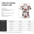 thumbnail image 4 of Uemuo Rabbit And Hedgehog Drawing Women's Deep V-Neck Low Cut Tops - Casual Loose Fit with Stainless Steel Loop, Soft, Breathable, Perfect for Office, Travel, and Daily Wear-Medium, 4 of 5