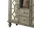 thumbnail image 3 of ACME Velika 2-Drawers Wooden Console Table with 2 Doors in Weathered Gray, 3 of 9