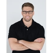 Ironman Black Square Reading Glasses