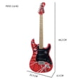 thumbnail image 3 of Paquete Guitarra Electrica Jethro Series By Steelpro 075-sk Color RED/WHITE STRIP, 3 of 8