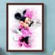 thumbnail image 1 of Cuadros Decorativos 5D bricolaje taladro redondo completo diamante pintura Minnie acuarela tinta pintura (V4679) Wdftyju embutido en tela, 1 of 7