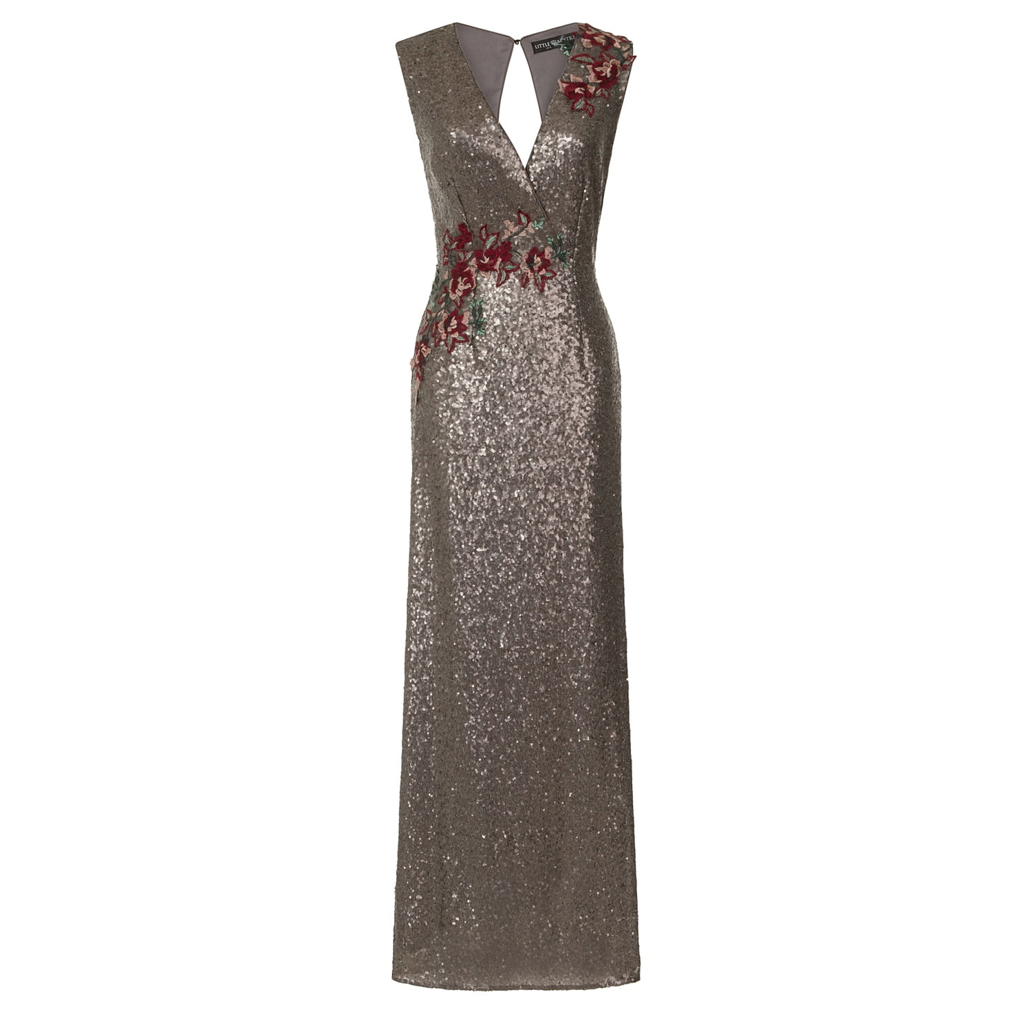 little mistress sequin maxi dress