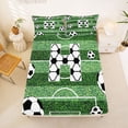 thumbnail image 5 of Erosebridal Boys Ball Games Kids Queen Sheet Sets,Soccer Print H Alphabet Bed Set For Football Lovers 4 Pieces, 5 of 6