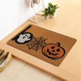 thumbnail image 3 of Alfombra de felpudo de Halloween Alfombra de bienvenida a hogar Alfombra de puerta delantera antideslizante, hecha de fieltro y caucho de Calabaza 40x60cm Soledad  Alfombra de cocina, 3 of 7