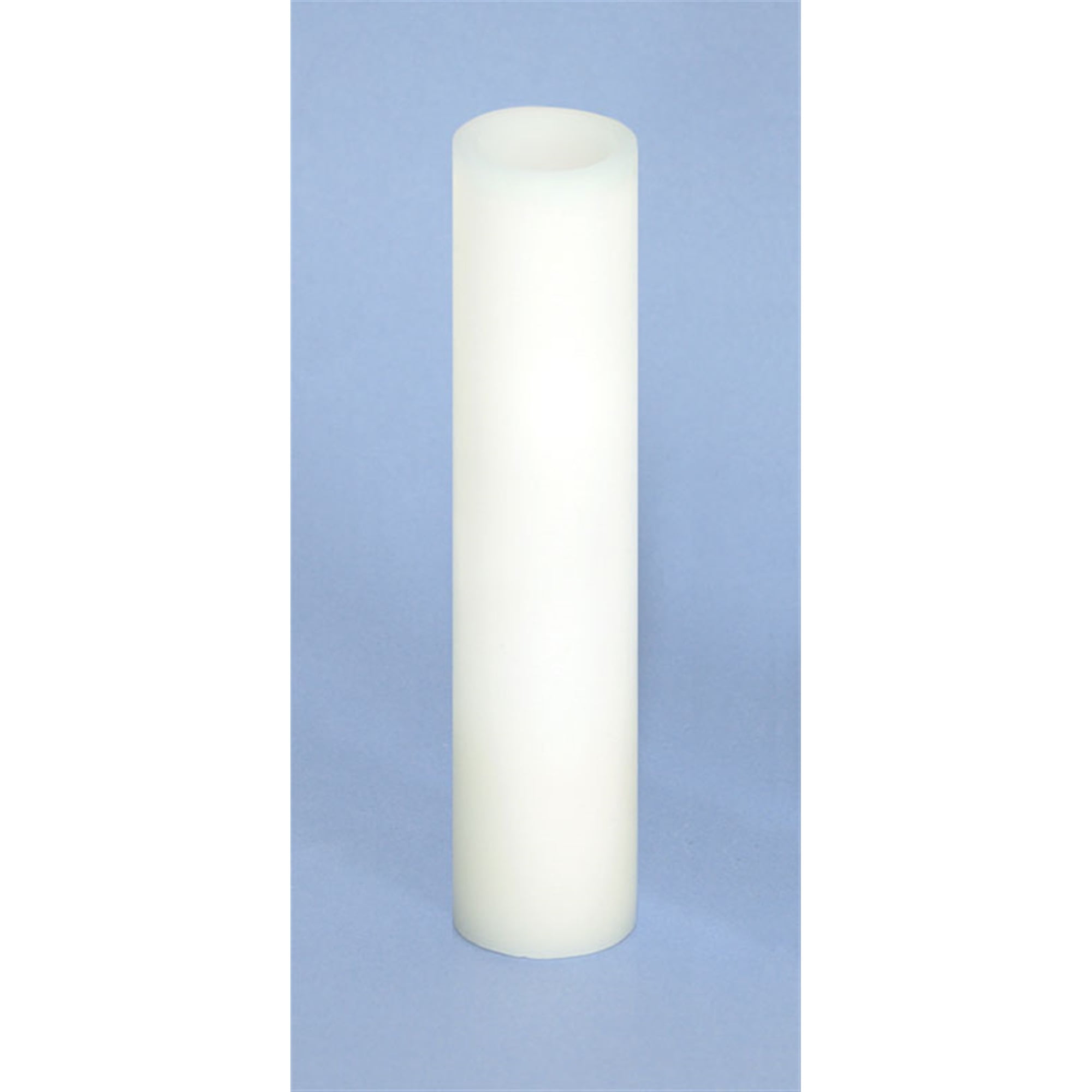 LED Wax Pillar Candle (Set of 6) 1.75"Dx8"H Wax/Plastic - 2 AA Batteries Not Incld