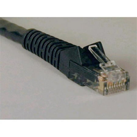 UPC: 0037332125576 | 14FT CAT6 PATCH CABLE M/M BLACK GIGABIT MOLDED SNA
