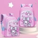 thumbnail image 3 of Sanrio-mochila escolar con dibujos animados, morral escolar de alta capacidad, resistente al agua, protección reductora de carga, para la columna vertebral, el nuevo Kulomi Melody, 3 of 4