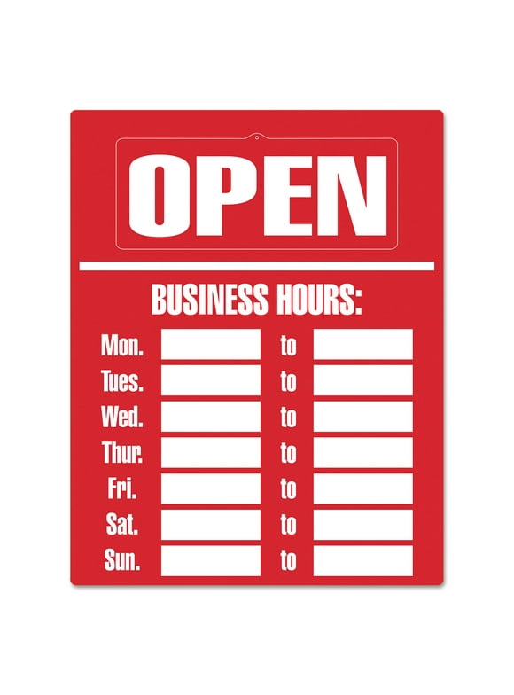 Business Hours Signs in Office Signs